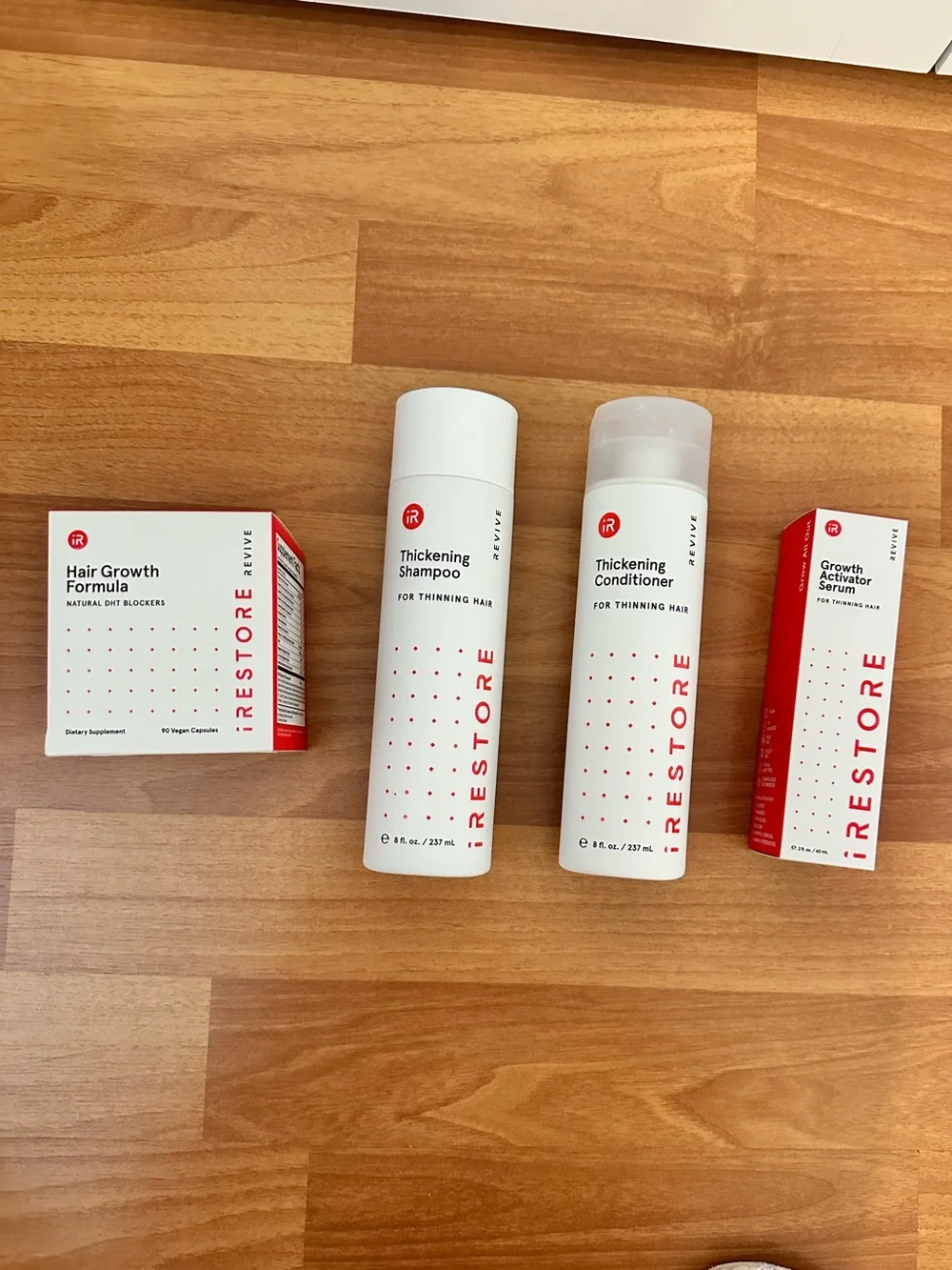 iRestore Thickening Shampoo & Conditioner, Growth Serum & Hair Growth formula